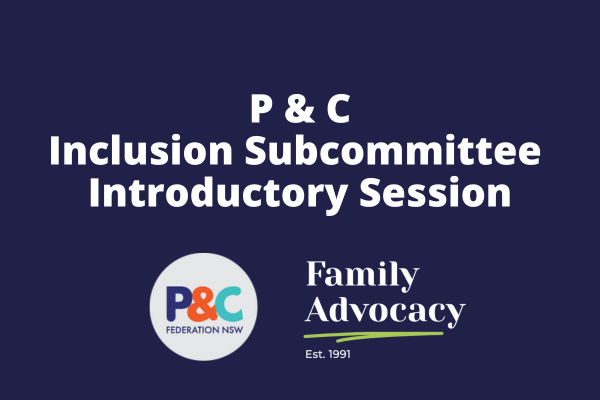 P & C Inclusion Subcommittee Introductory Session